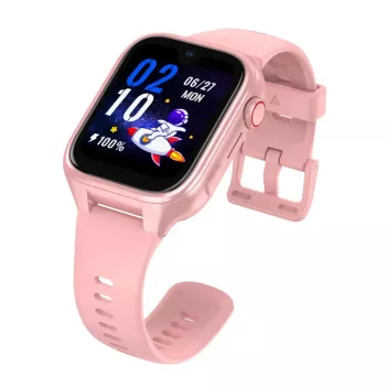 Viedpulkstenis bērniem Stelio Junior Pro AI 4G ST-SWJ102-PK — rozā