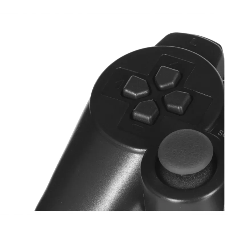 VAKOSS GP-4705BK bezvadu USB spēļu pults, PC/PS3, dual shock vibrācija, analogais/digitālais režīms, melna