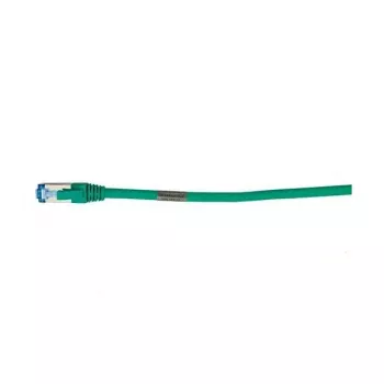 Patch kabelis RJ45 - CAT6A 500MHz - 0,15m - zaļš - S-STP(S/FTP) - AWG26 - LSZH - Synergy 21
