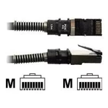 Tīkla kabelis PatchSee PCI6 FTP Melns Cat6a 2,1m