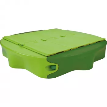 Smilšu kaste Simba-Dickie BIG 800056733, plastmasa, 1380×1380 mm, iebūvēti soli, zaļa