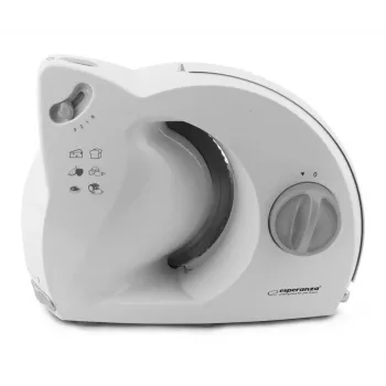 Elektronska maizes šķēlējs ESPERANZA EKM017W — 150 W, 17 cm nerūsējošā tērauda asmens, maks. šķēle 15 mm, nerūsējošā tērauda krāsa, plastmasas korpuss