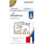 MediaRange plastmasas lentes kasete Brother TZ-431 12mm 8m melns uz sarkana