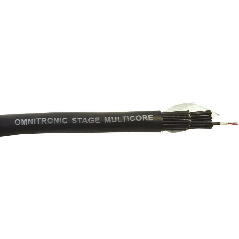 Daudzkodolu kabelis Omnitronic 24 x 2 x 0,12, 100 m spole