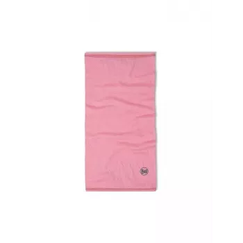 Daudzfunkcionāla bērnu bandana Buff Merino Lightweight – vienkrāsaina rozā, bezšuvju merino vilnas galvassega bērniem