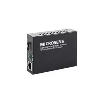 Mediju pārveidotājs Microsense MS400249 — 1x10/100/1000Base-T uz 1x1000Base-X optiku