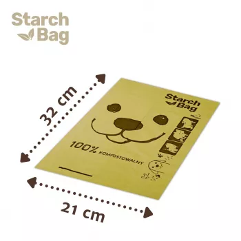 STARCH BAG - Suņu kakas maisiņi - 1 x 15 gab.