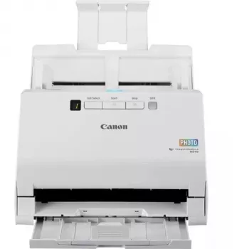 Canon imageFORMULA RS40 foto un dokumentu skeneris, 600 x 600 DPI, 40 lpp/min, 30 lpp/min, pelēktoņi, melnbalts, lokšņu padeves skeneris, balts