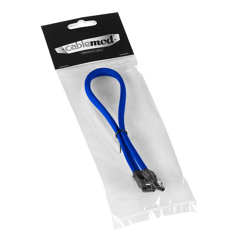 CableMod ModMesh SATA kabelis, 60 cm, zils (CM-CAB-SATA-N60KB-R)