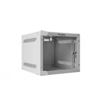 Sienas stiprinājuma statīvs LANBERG WF10-2304-10S 4U, 280×310×247 mm, 20 kg slodze, pelēks
