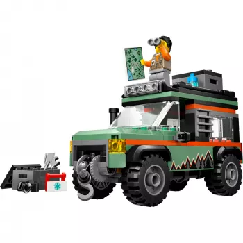 LEGO City Bezceļu SUV 4x4 būvēšanas komplekts 60447 — 221 detaļa, 1 minifigūra, vecumam no 6 gadiem