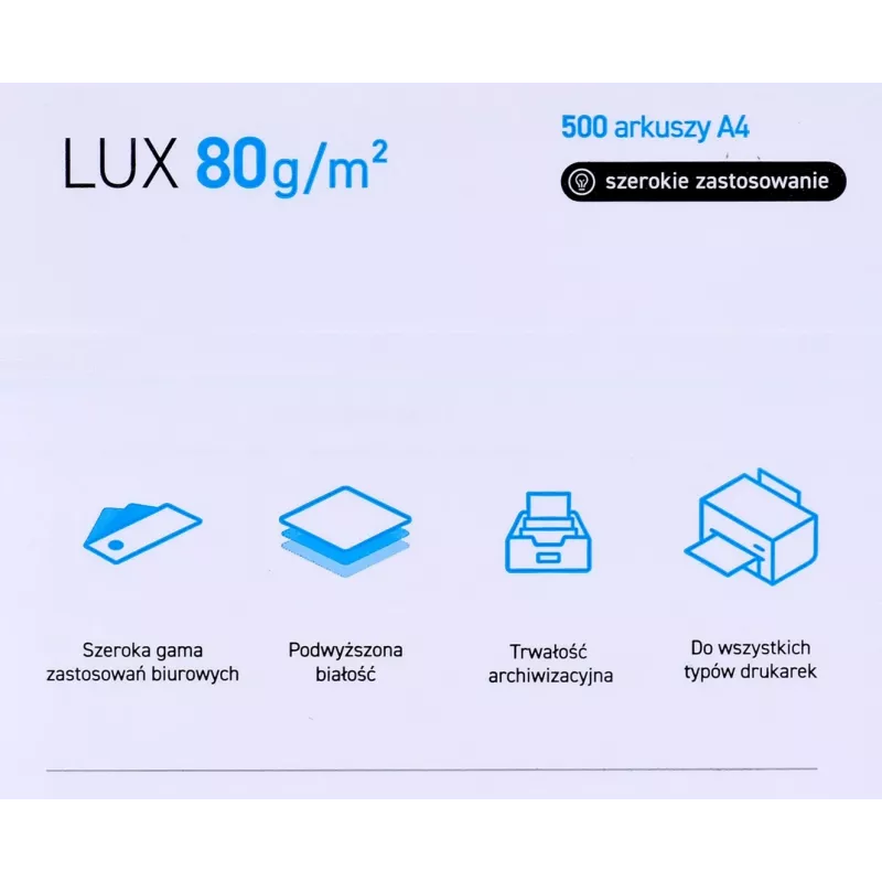 Biroja kopēšanas papīrs POLLUX (A4; 80g/m²; 500 loksnes; balts, matēts)