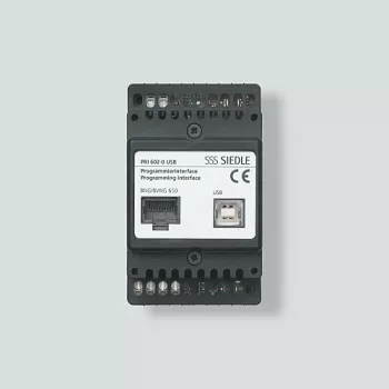 Siedle PRI 602-01 USB barošanas bloks, 53,5 x 60 x 89 mm, 10-30 V, 0-40 °C, melns, IP20