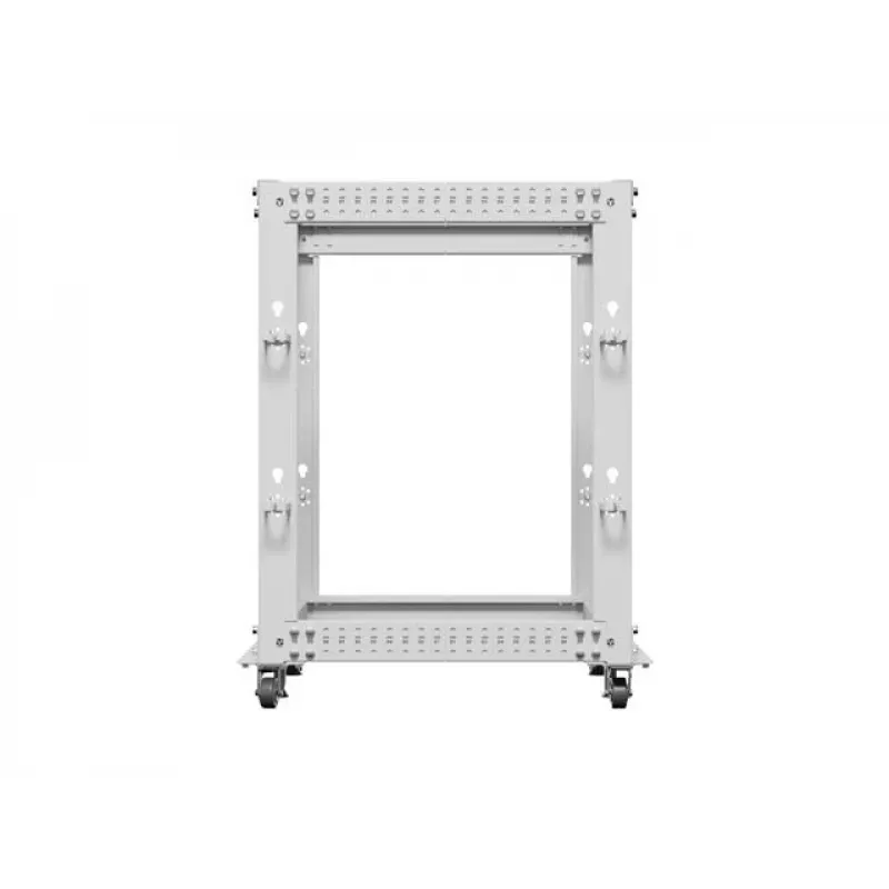 Atvērtais statīvs 19 inch 15U 600x600-1100 pelēks
