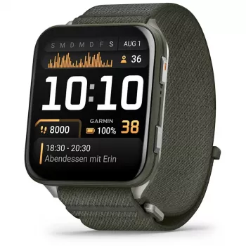 Garmin Venu X1 5.08 cm (2) AMOLED digitālais 448 x 486 pikseļi Skārienekrāns Pelēks Wi-Fi GPS (satelīts)