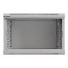 Montāžas skapis LANBERG WF03-5306-10S 19 collu 6U pelēks ar stikla durvīm