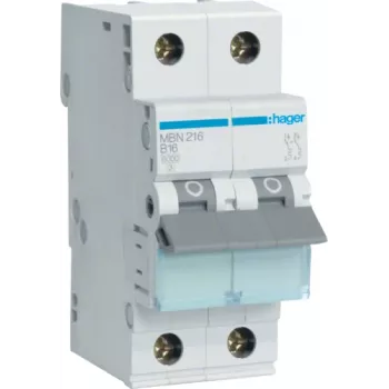 Hager MBN216 2P 16A automātiskais slēdzis