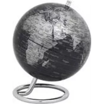 TROIKA Globe Galilei galda pulkstenis G1304-BKSI/CH — melns un sudrabs