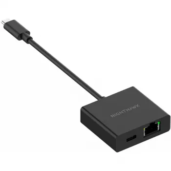 NETGEAR USB2ETH-10000S Nighthawk USB-C uz Ethernet adapteris, LAN adapteris