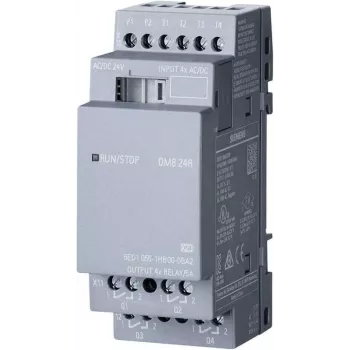 Siemens 6ED1055-1HB00-0BA2 digitālais/analogais I/O modulis ar releja izejām