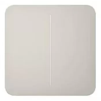Ajax SoloButton 2-gang Beige 82.8mm x 10.3mm