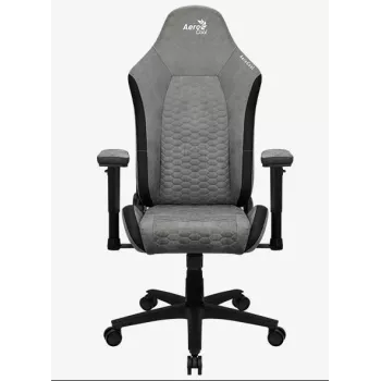 Aerocool Crown AeroSuede Universāls spēļu krēsls Ar polsterētu sēdekli Akmens pelēks