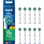Oral-B CrossAction nomaināmās birstītes, 10 gab., baltas
