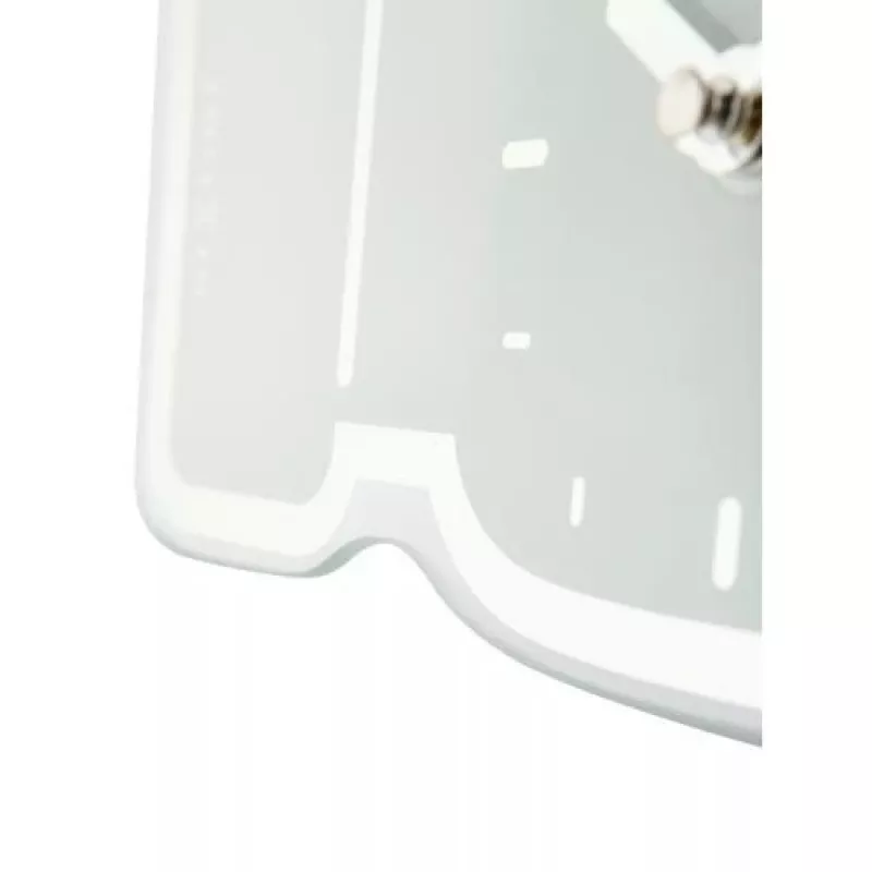 NeXtime klok 5185wi Mini Thumbs Up, 20.5x21 cm, sienas, balts/sudrabs