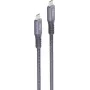 USB kabelis ShiverPeaks BS13-67000 USB4 Gen 3x2 0.25m Pelēks