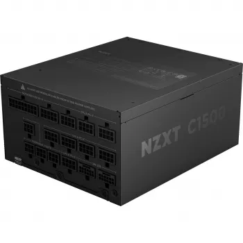 NZXT C1500 Platinum barošanas bloks, melns, 1500 W, 1x 16-pin GPU, 6x PCIe, kabeļu pārvaldība