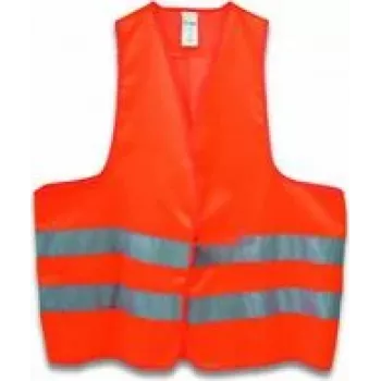 Drošības veste Cimco 142012, augstas redzamības oranža, OSFM (viens izmērs piemērots lielākajai daļai), viens iepakojums