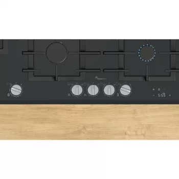 Bosch Serie 8 PRS9A6H40 gāzes plīts virsma, melna, iebūvējama, 90 cm, 5 zonas
