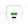 YENKEE YAC G38 20W 3A Power Delivery USB-C un USB-A sienas lādētājs
