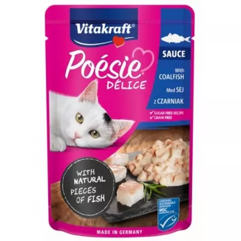 VITAKRAFT Poesie Delice blackfish - slapjā kaķu barība - 85 g