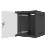 Sienas stiprinājuma skapis LANBERG WF10-2306-10B — 6U, 280×310×336 mm, dziļums 238 mm, melns, 20 kg slodze