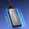 Audio uztvērējs UGREEN CM309 Bluetooth 5.0 USB ar 3.5 mm AUX ligzdu, melns, 20–20000 Hz
