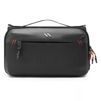 inateck Kabeļu soma 28cm x 17cm x 11,8cm melna