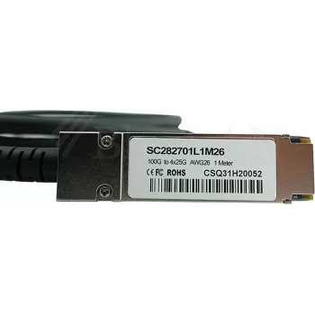 DAC kabelis CBO Q28-4S28-DAC-3M-QL-BL 3 m QSFP28 100 Gbit/s