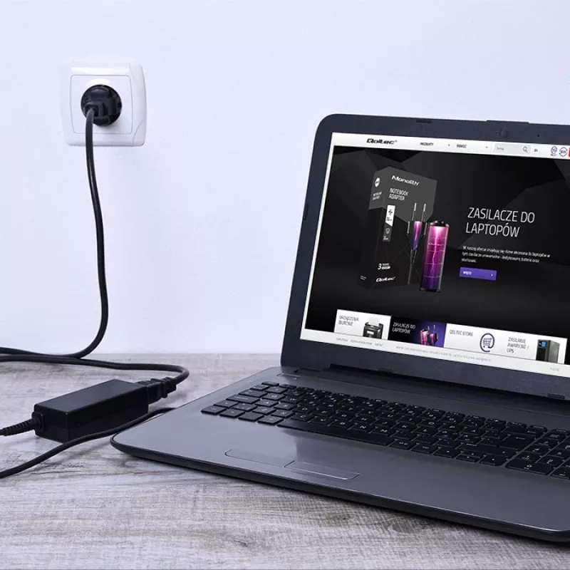 Qoltec barošanas bloks HP klēpjdatoriem 90W 19.5V 4.62A 4.5x3.0 + pin 50052.90w.hp