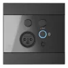AUDAC WP225/B Sienas panelis, XLR mikrofons + 3.5 mm ligzda, Bluetooth, melns