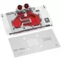 GPU ūdens bloks Barrow MSI Suprim 5090 — balts, modelis BS-MSP5090-PA W