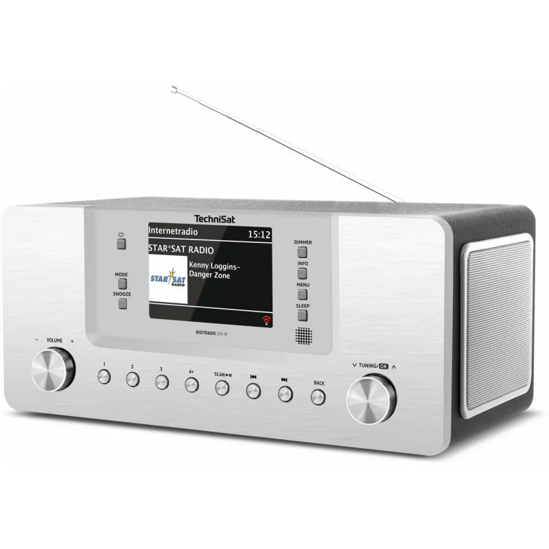 TechniSat DigitRadio 574 IR - Audiosistēma - 2 x 5 W - Sudraba (0001/2951)