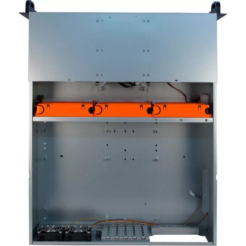 Inter-Tech 3U-30255 Rack korpuss Melns, Nerūsējošais tērauds