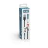 3-in-1 uzlādes kabelis ColorWay CW-CBUU037-BK — Lightning, Micro-USB, USB-C, 1 m, 2,4 A