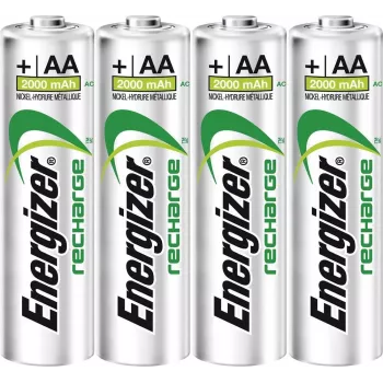 Energizer ACCU Recharge Power Plus NiMH uzlādējamas AA baterijas 2000mAh 4 iepakojums