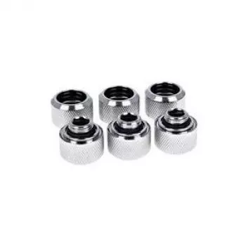 Alphacool Eiszapfen 16mm cietās caurules skrūvējams savienotājs G1/4 - Hroms Sixpack (17378)