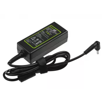 Strāvas adapteris Green Cell AD70P ASUS klēpjdatoriem, 33W, 19V 1,75A, iekštelpām, melns