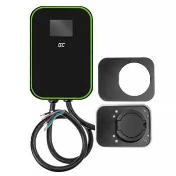 GREEN CELL WALLBOX EV POWERBOX 22KW ar kontaktligzdu un RFID