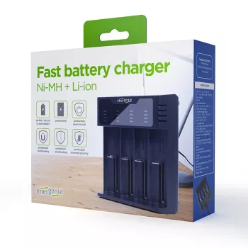Lādētājs Gembird BC-USB-02 USB litija-jonu NiCd NiMH