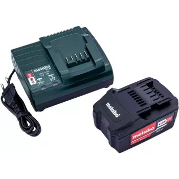 Akumulators un lādētājs komplekts Metabo BASIC SET 1 X 4.0 AH litija-jonu 4 Ah